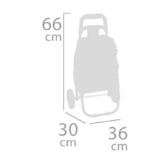 DeCuevas zložljiva potovalna torba na kolesih - roza 2021