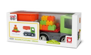 TOY MULTIGO 1+2 - Gradbena plošča + kocke/Eko paket
