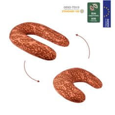 Babymoov večnamenski vzglavnik B.LOVE 2v1 Vegetal Terracotta