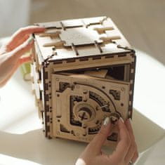 UGEARS Igrača 3D lesena mehanska sestavljanka Safe