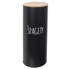 Orion Kositer/bambusova črna škatla za špagete ¤11cm
