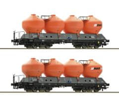ROCO 2-delni komplet tovornjakov za prevoz cementa AWT - 77002
