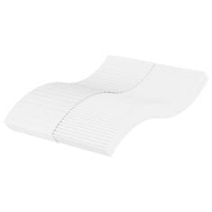 Vidaxl Vzmetnica iz pene bela 120x200 cm trdota H2 H3