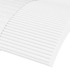 Vidaxl Vzmetnica iz pene bela 120x200 cm trdota H2 H3