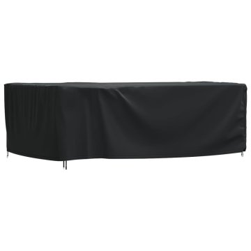 Vidaxl Pokrivalo za vrtno pohištvo črno 240x140x90 cm vodoodporno 420D