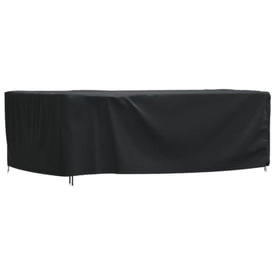Vidaxl Pokrivalo za vrtno pohištvo črno 240x140x90 cm vodoodporno 420D