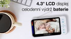 Evolveo Baby Monitor N4, otroški video monitor