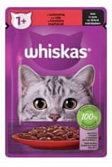 Whiskas Kapsule . Jedro govedine v soku 85g