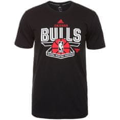 Adidas Majice obutev za trening črna M Nba Chicago Bulls