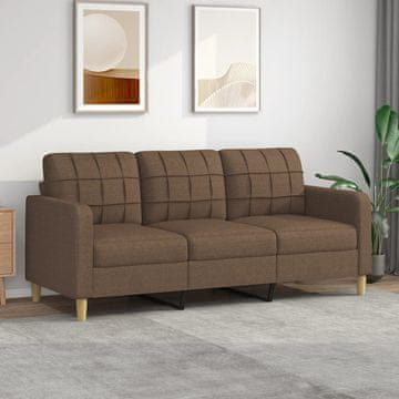 Vidaxl vidaXL Trosed, rjav, 180 cm, oblazinjen s tkanino