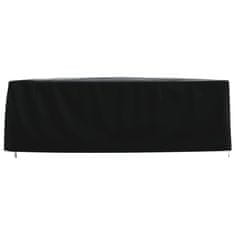 Vidaxl Pokrivalo za vrtno pohištvo črno 260x260x90 cm vodoodporno 420D