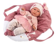 Llorens 74014 NEW BORN - realistična lutka dojenčka z zvoki in mehkim tekstilnim telesom - 42 cm