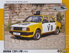 RETRO-AUTA Puzzle št. 77 Škoda 120 L VB (1987) 40 kosov