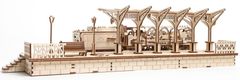 UGEARS 3D sestavljanka Železniška postaja 196 kosov