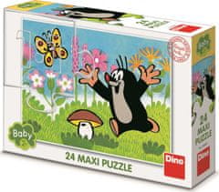 Dino Puzzle Krtek in gobe MAXI 24 kosov