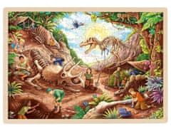 Goki Puzzle Izkopavanja dinozavrov 192 kosov - lesene