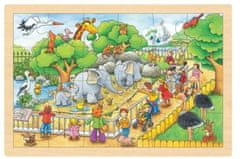Goki Puzzle Zoo Visit 24 kosov - lesene