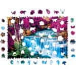Puzzler Sestavljanke lesene, barvne - Barvni slap