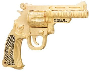 Lesena igrača, WCK 3D sestavljanka Revolver S&amp;W 19 Bulldog