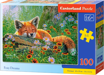 Castorland Fox Dreaming Puzzle 100 kosov