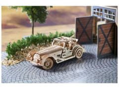 UGEARS 3D lesena mehanska sestavljanka Športni avto Rapid Mouse