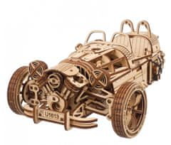 UGEARS 3D lesena mehanska sestavljanka tricikel UGR-S