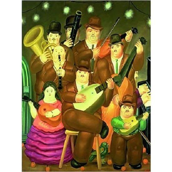 RICORDI Botero: Glasbeniki - sestavljanka/1500 kosov
