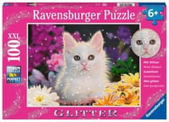 Ravensburger Puzzle - Mačka 100 kosov, bleščice