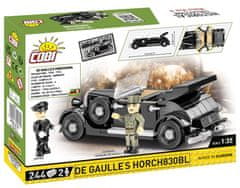 Cobi 2261 De Gaullovo letalo 1936 Horch 830 BL, 1:35, 244 k, 2 f