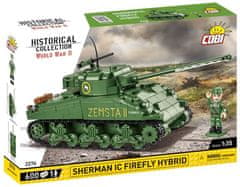 Cobi 2276 II. svetovna vojna Sherman Ic Firefly Hybrid, 1:35, 608 k, 1 f