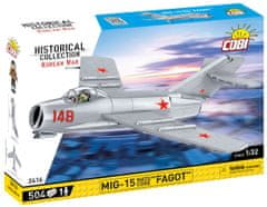 Cobi 2416 MIG-15 FAGOT iz korejske vojne, 1:32, 504 k, 1 f