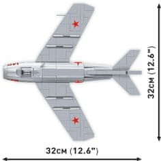 Cobi 2416 MIG-15 FAGOT iz korejske vojne, 1:32, 504 k, 1 f