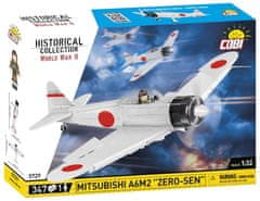 Cobi 5729 II. svetovna vojna Mitsubishi A6M2 ZERO-SEN, 1:32, 347 k, 1 f