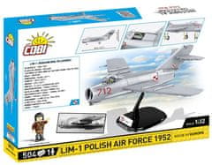 Cobi 5822 Hladna vojna LIM-1 Poljske letalske sile 1952, 1:32, 504 k, 1 f