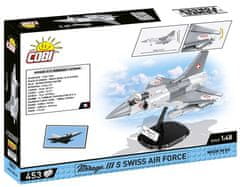 Cobi 5827 Hladnovojni Mirage III RS Švicarske letalske sile, 1:48, 465 k