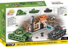 Cobi 2284 Druga svetovna vojna Bitka pri Arrasu Matilda II proti Panzerju 38, 1:35, 1015 k