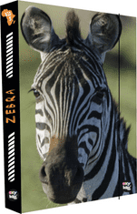 Oxybag A4 Jumbo škatla za zvezke Zebra