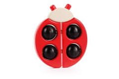 Bajo Ladybug ugriz rdeča