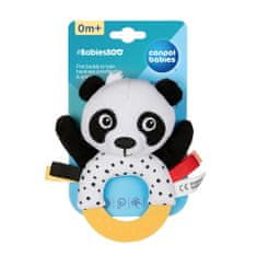 Canpol babies Senzorična igrača Panda z grizalom in ropotuljico BabiesBoo