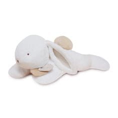 Doudou Plišasti zajec z bež pompom 65 cm