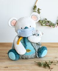 Doudou Koala Yoca s prostorom za shranjevanje pižam 40 cm