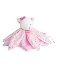 Doudou Darilni set - plišasta krastača roza mačka 26 cm