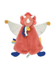 Doudou Darilni set - Plišasti dinozaver oranžne barve 25 cm