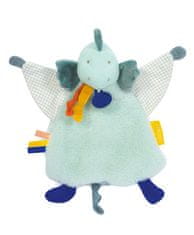 Doudou Darilni set - Plišasta krastača dinozaver zelena 25 cm