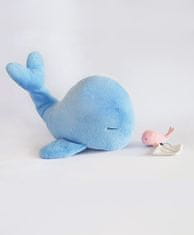 Doudou Plišasti modri kit 60 cm