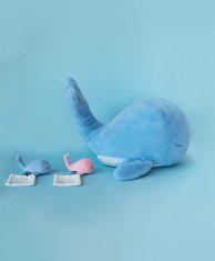 Doudou Plišasti modri kit 60 cm