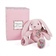 Doudou Histoire d´Ours Plišasti prijatelj roza zajec 25 cm