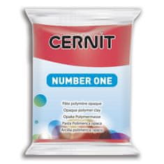 Cernit NUMBER ONE 56g božično rdeča