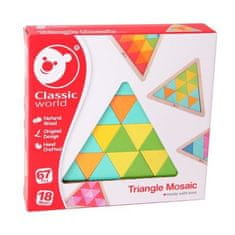 Classic world Leseni mozaik trikotnik