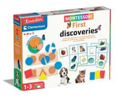 Clementoni Komplet Montessori Prva odkritja, 6 iger